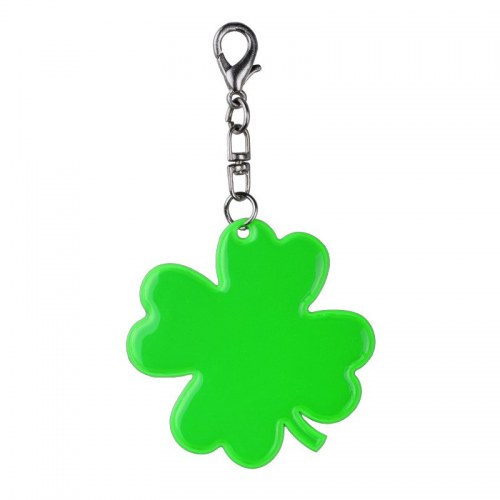 Brelok odblaskowy Lucky Clover, zielony